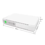 Зовнішній акумулятор DC UPS 16 000 мА·год з PoE і outdoor‑Wi‑Fi